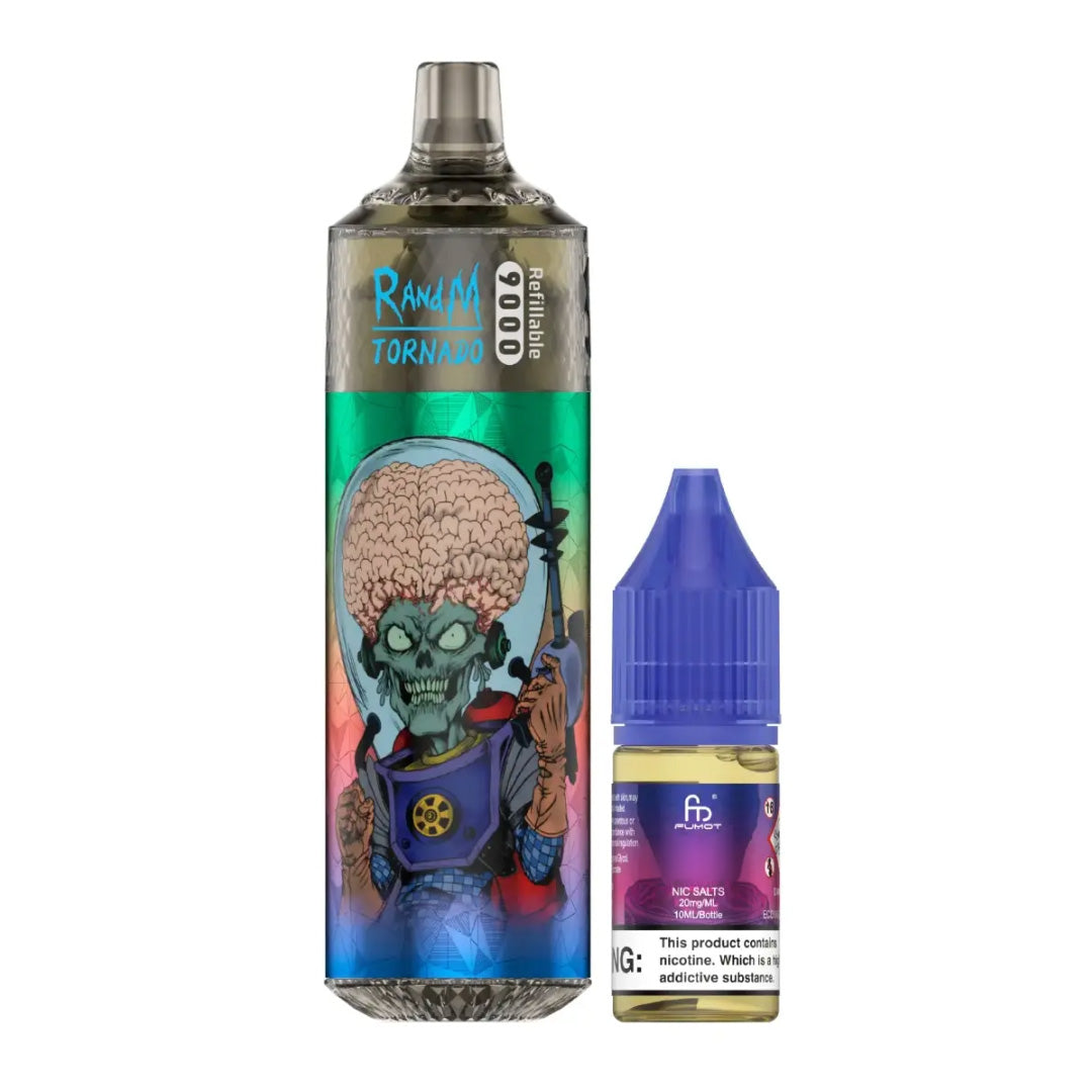 Puff 9k RandM Tornado rechargeable - Dr Blue