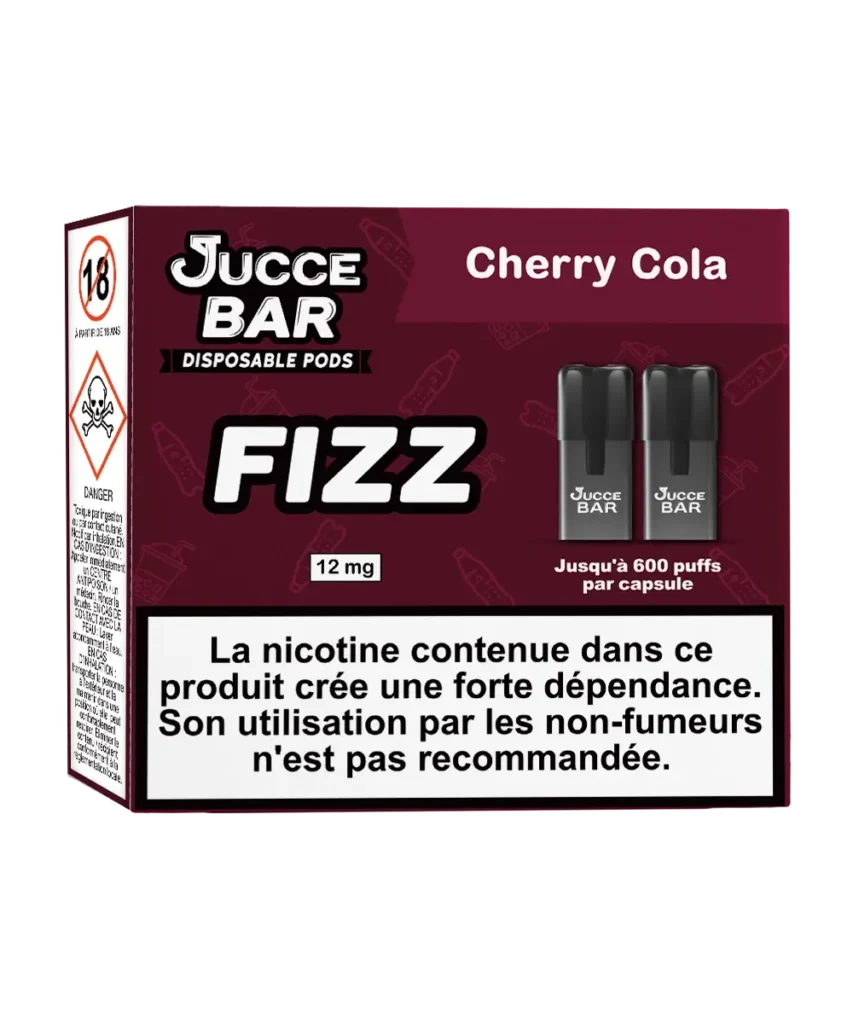 Cherry Cola Pods (2 pcs) - Jucce Bar Fizz