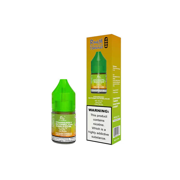 Strawberry Watermelon BubbleGum - RandM - 10ml | sels de nicotine 20mg/ml