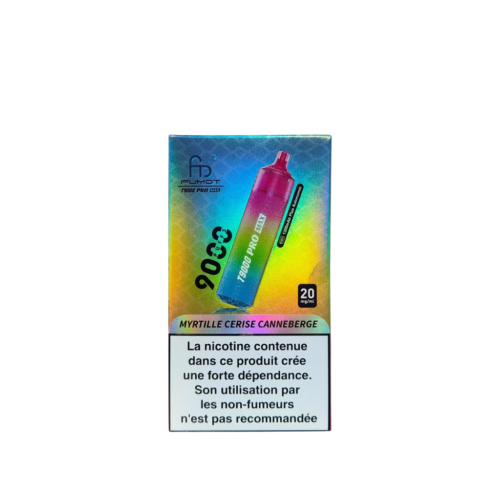 Myrtille Cerise Canneberge - Puff RandM 9K T9000 Pro Max