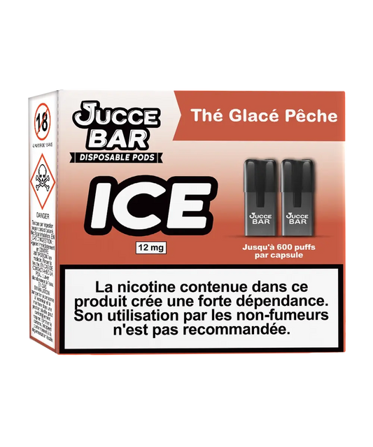 Ice Tea Pêche Pods (2 pcs) - Jucce Bar Ice