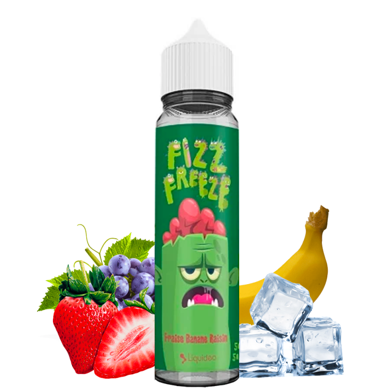 Fraise Banane Raisin - Fizz & Freeze - 50 ml
