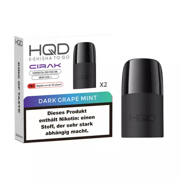 Dark Grape Mint Pods (2 pcs) - HQD CIRAK