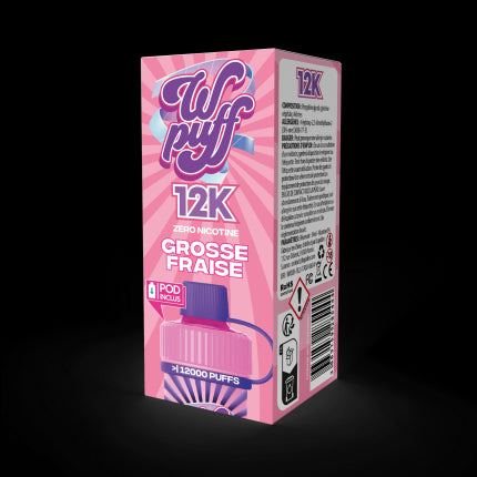 WPuff 12K - Kit Grosse Fraise (Batterie + 1 Pod)