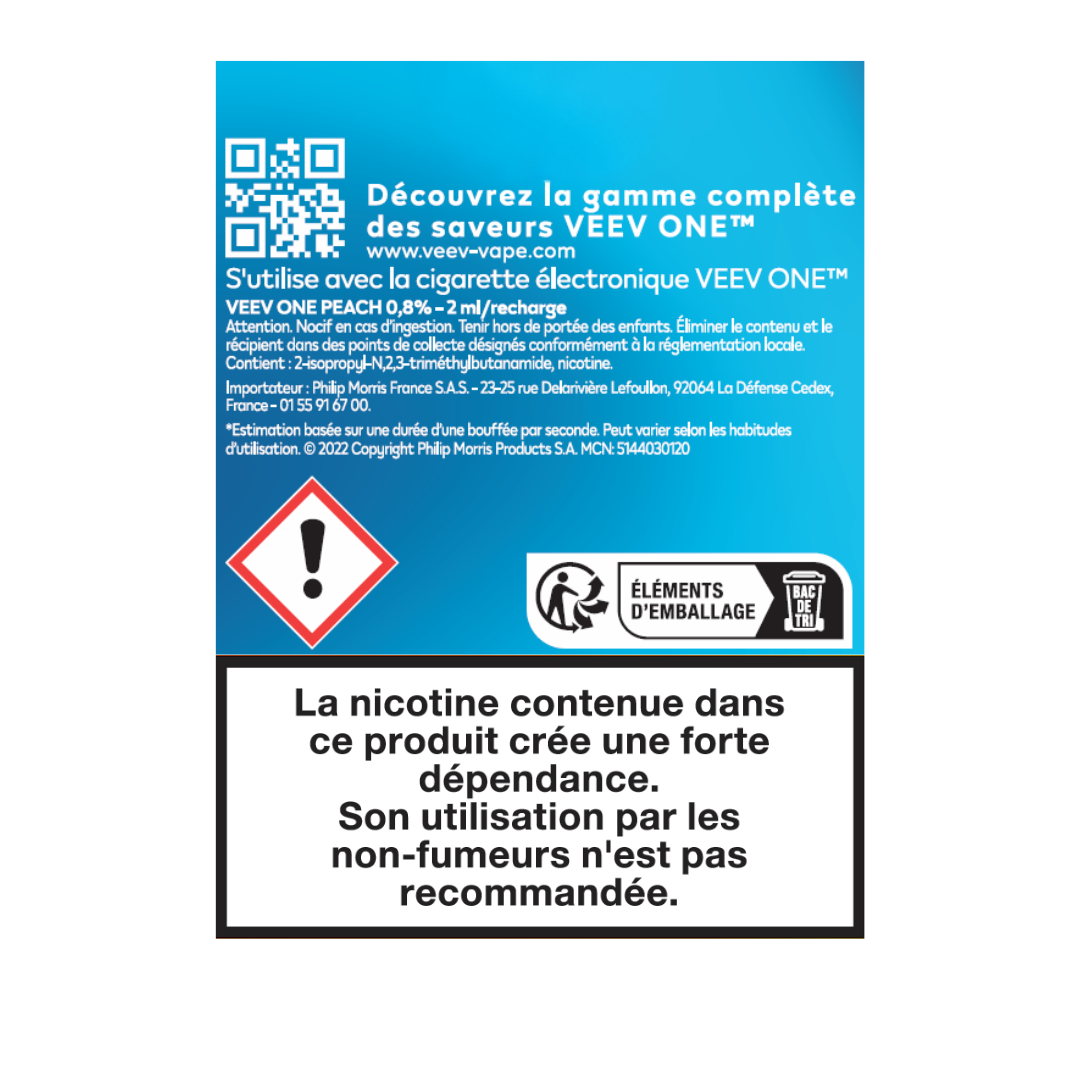 Veev One - Saveur Pêche (2 pcs)