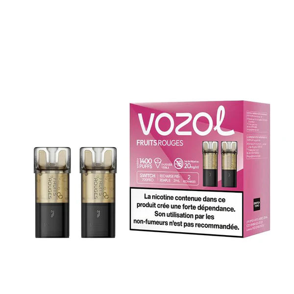 Vozol - Cartouches Fruits Rouges - Switch Pro