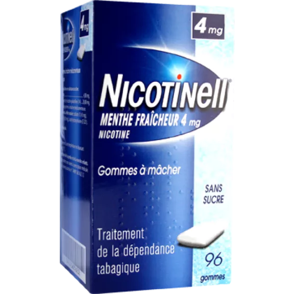 Nicotinell Menthe Fraîche - 4mg x96 gommes