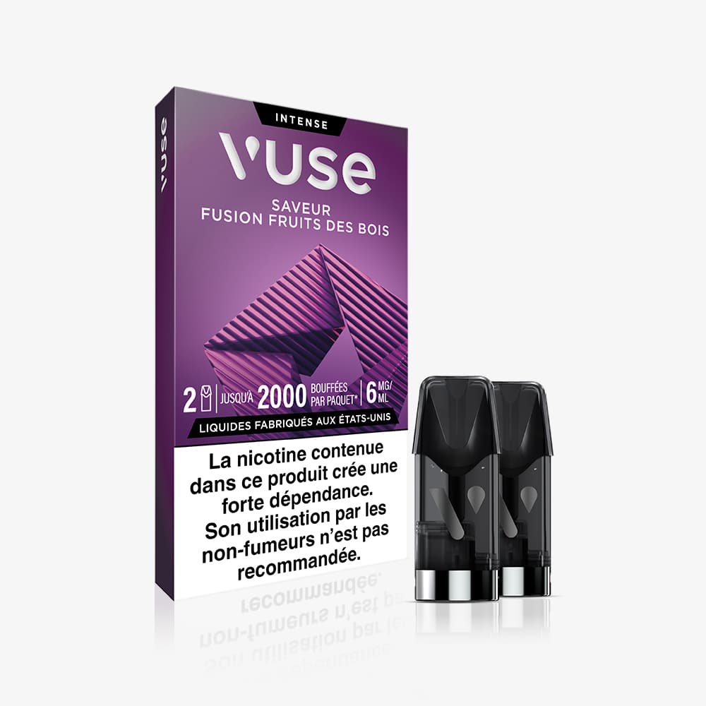 Recharges Vuse Fusion Fruits des Bois - intense