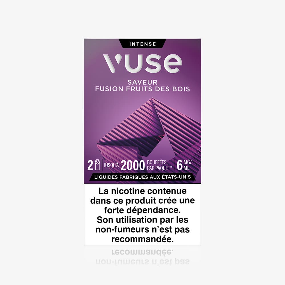 Recharges Vuse Fusion Fruits des Bois - intense