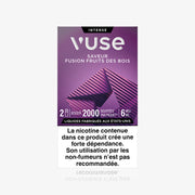 Recharges Vuse Fusion Fruits des Bois - intense