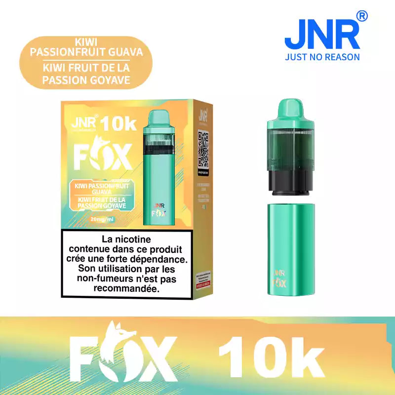 JNR FOX - Puff 10k Kiwi PassionFruit Guava