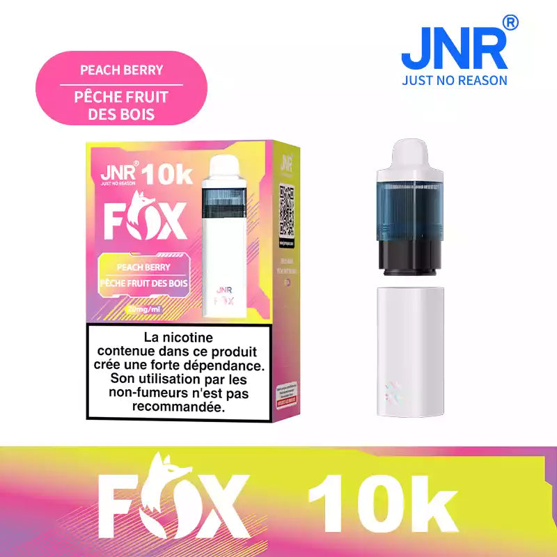 JNR FOX - Puff 10k Peach Berry