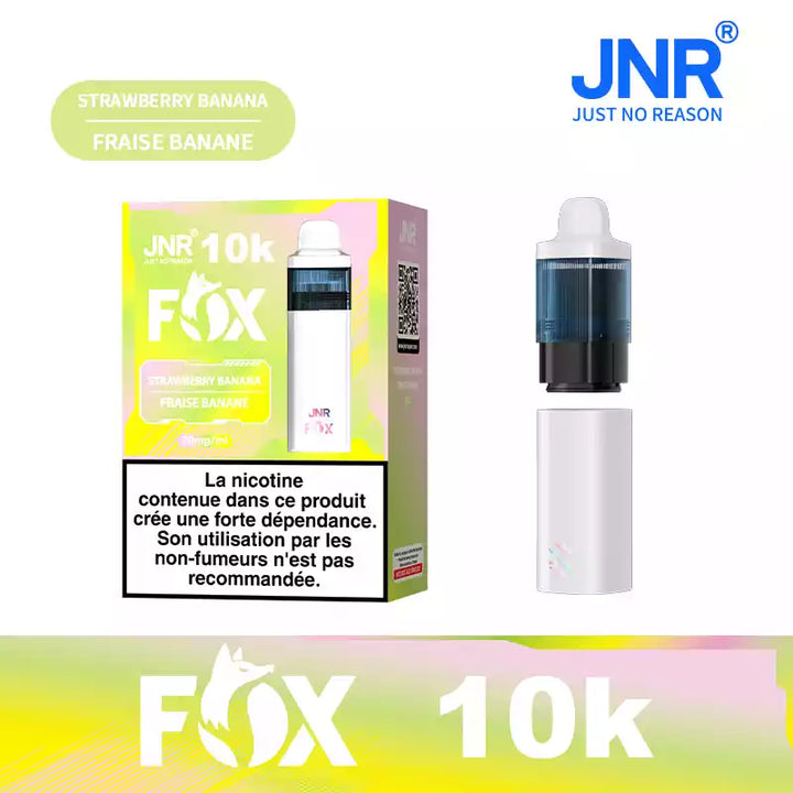 JNR FOX - Puff 10k Strawberry Banana