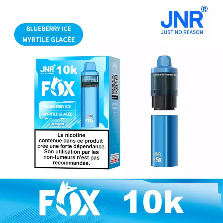 JNR FOX - Puff 10k Blueberry Ice