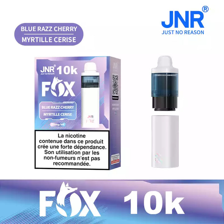 JNR FOX - Puff 10k Blue Razz Cherry