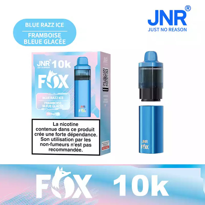 JNR FOX - Puff 10k Blue Razz Ice