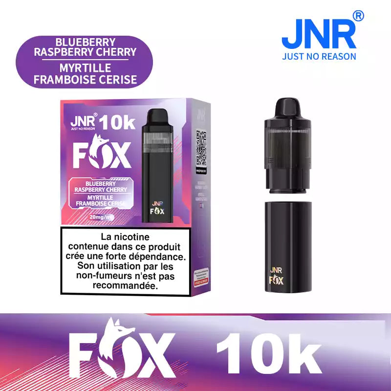 JNR FOX - Puff 10k Blueberry Raspberry Cherry