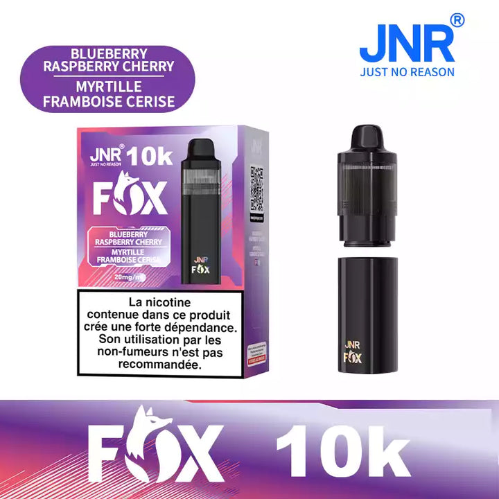 JNR FOX - Puff 10k Blueberry Raspberry Cherry