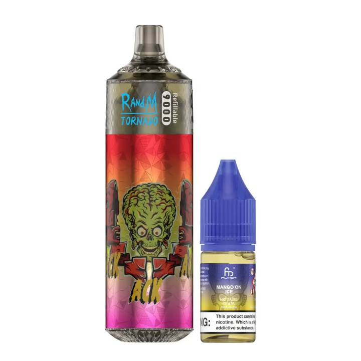 Puff 9k RandM Tornado rechargeable - Mango On Ice