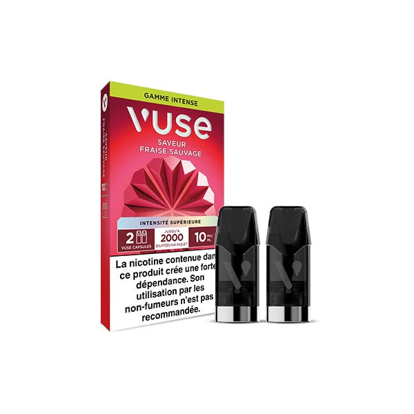 Recharges Vuse Fraise Sauvage - Intense
