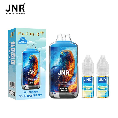 Puff 28k - JNR Falcon X + - Blueberry Sour Raspberry