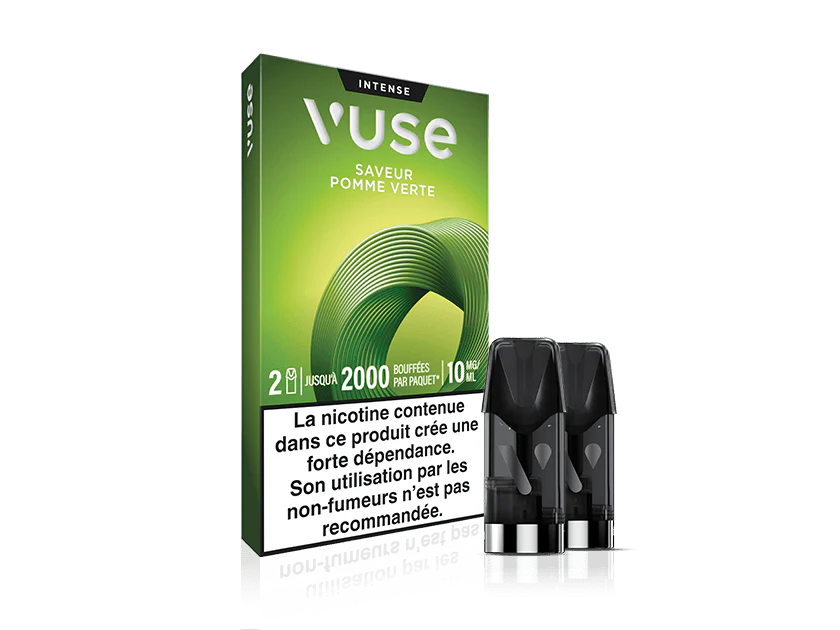 Recharges Vuse Pomme verte - Intense