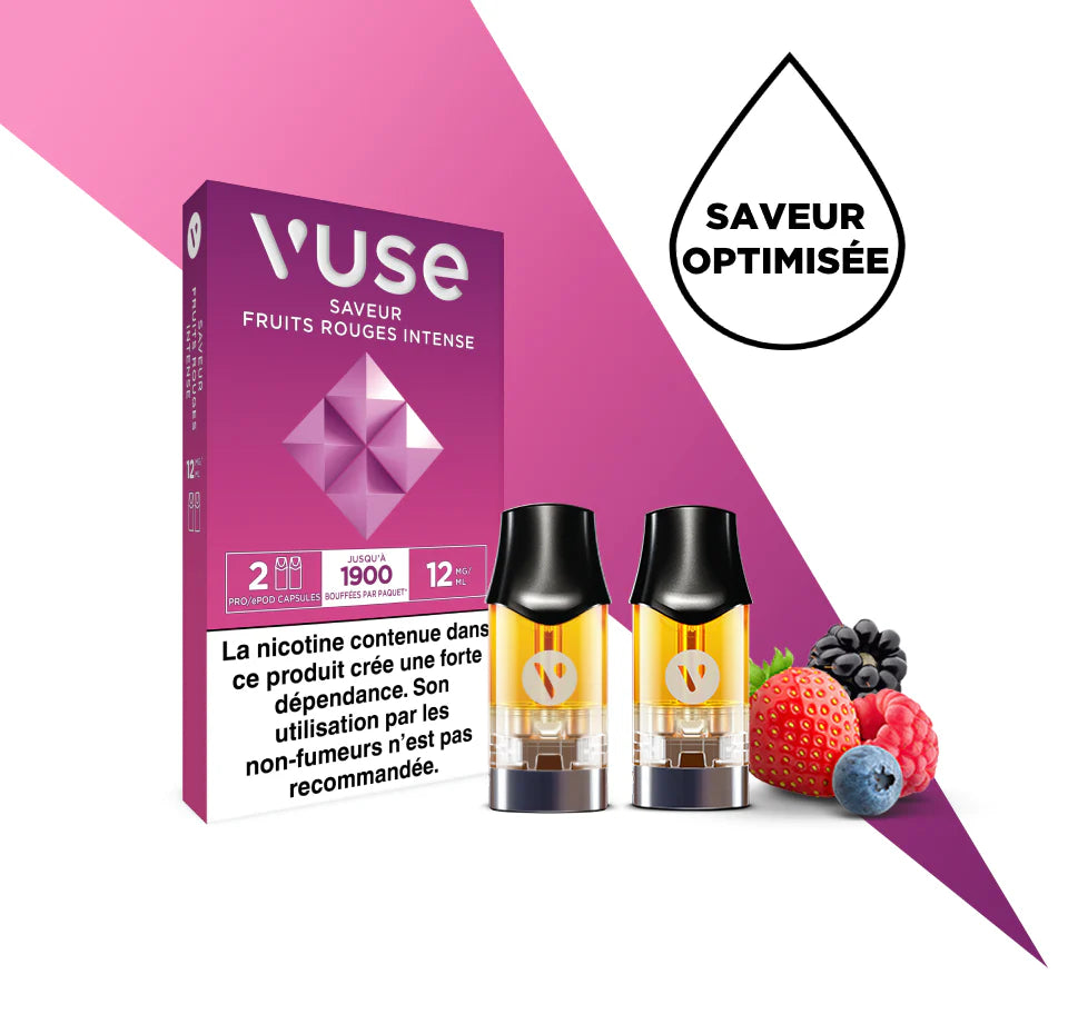 Recharges Vuse Fruits Rouges Intense