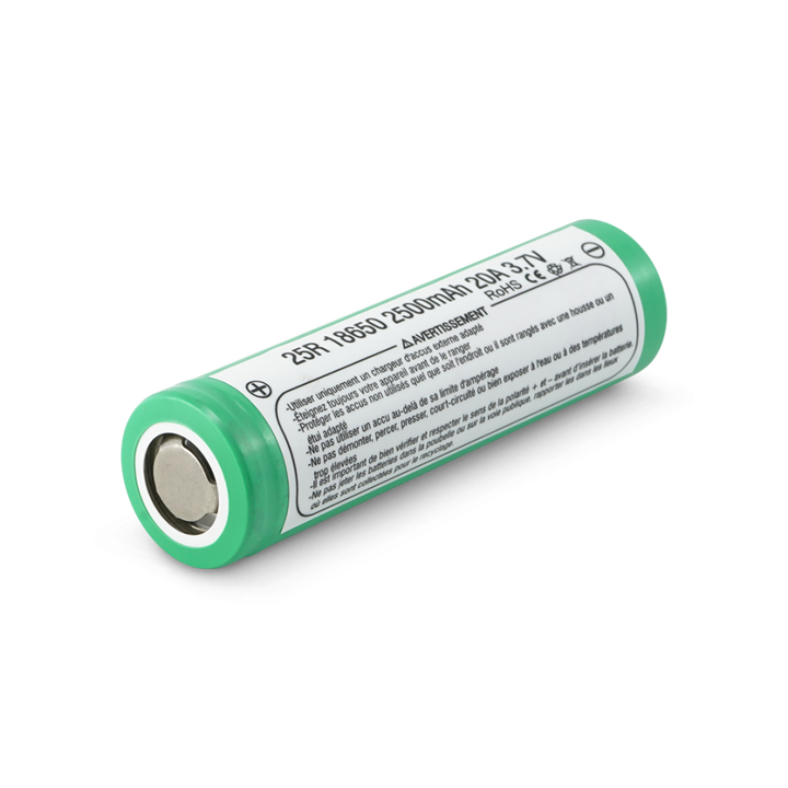 Accu Samsung INR18650-25R 2500 mAh 20 A au format 18650