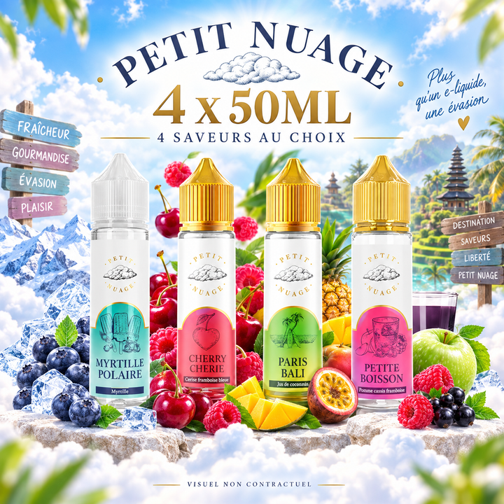 Pack 4 Petit Nuage au choix - 4x50ml
