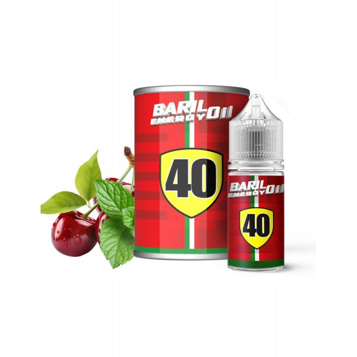 40 Cherry red mint - Baril Energy Oil - 50 ml