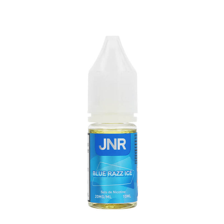 Flacon e-liquide Blue Razz Ice JNR 10 ml, sel de nicotine 20 mg/ml