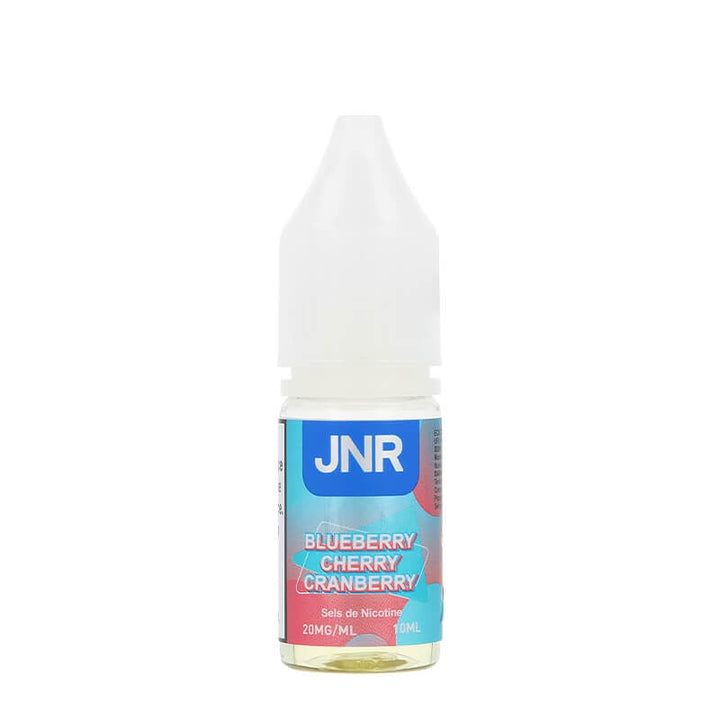 Flacon e-liquide Blueberry Cherry Cranberry JNR 10 ml, sel de nicotine 20 mg/ml