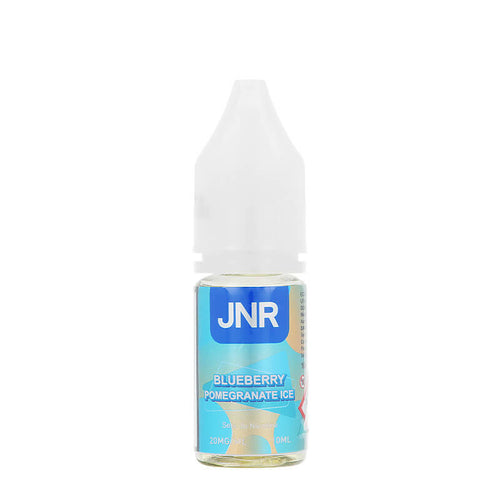 Flacon e-liquide Blueberry Pomegranate Ice JNR 10 ml, sel de nicotine 20 mg/ml