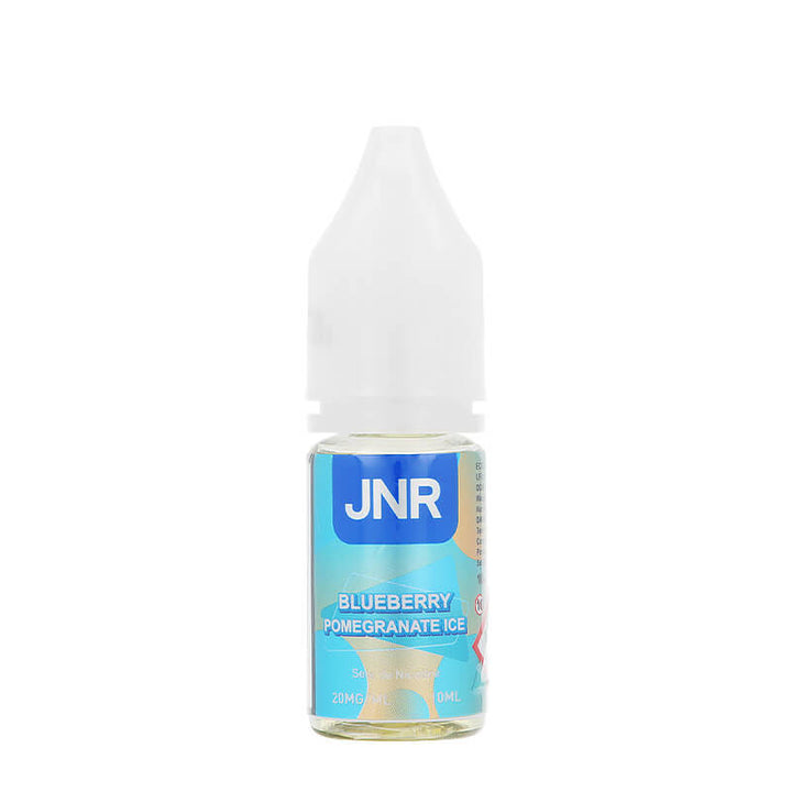 Flacon e-liquide Blueberry Pomegranate Ice JNR 10 ml, sel de nicotine 20 mg/ml