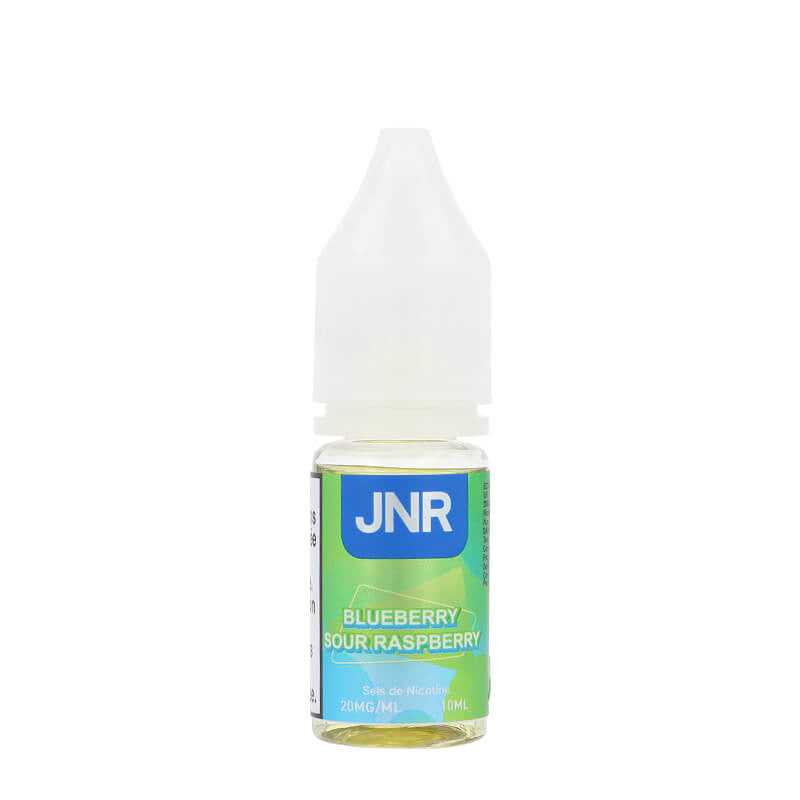 Flacon e-liquide Blueberry Sour Raspberry JNR 10 ml, sel de nicotine 20 mg/ml