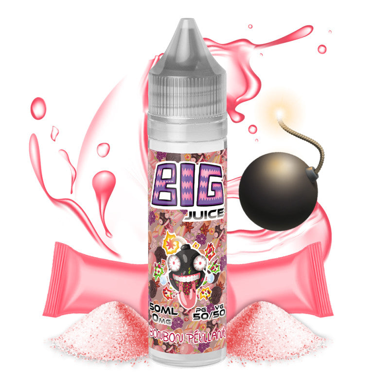 Bonbon pétillant - Big juice - 50 ml