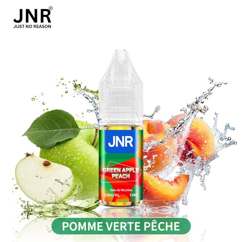 Saveurs de l'e-liquide Green Apple Peach JNR 10 ml
