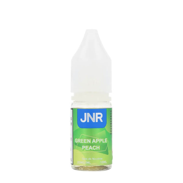 Flacon e-liquide Green Apple Peach JNR 10 ml, sel de nicotine 20 mg/ml