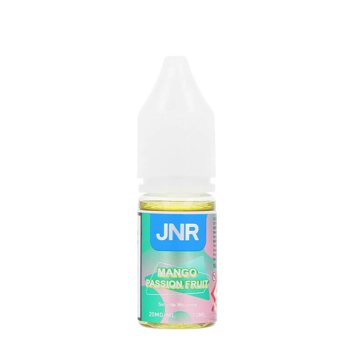 Flacon e-liquide Mango Passion Fruit JNR 10 ml, sel de nicotine 20 mg/ml