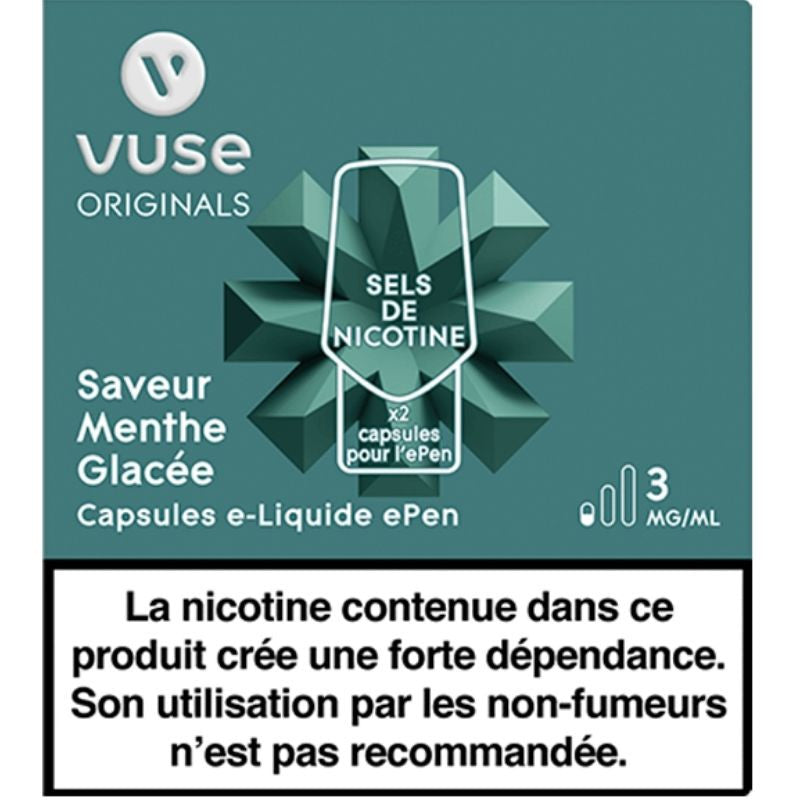 Recharge Vuse Menthe glacée