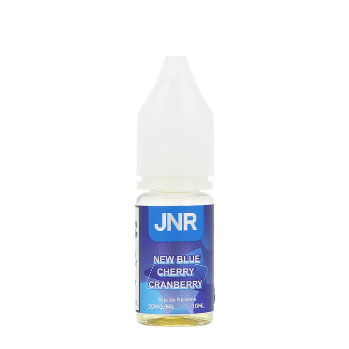 Flacon e-liquide New Blue Cherry Cranberry JNR 10 ml, sel de nicotine 20 mg/ml