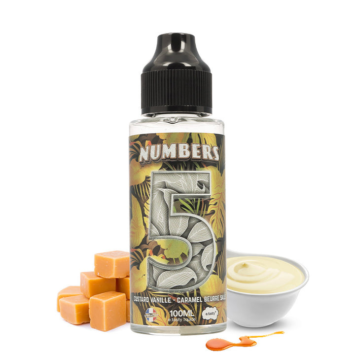Numbers 5 - Custard Vanille, Caramel Beurre Salé - 100ml
