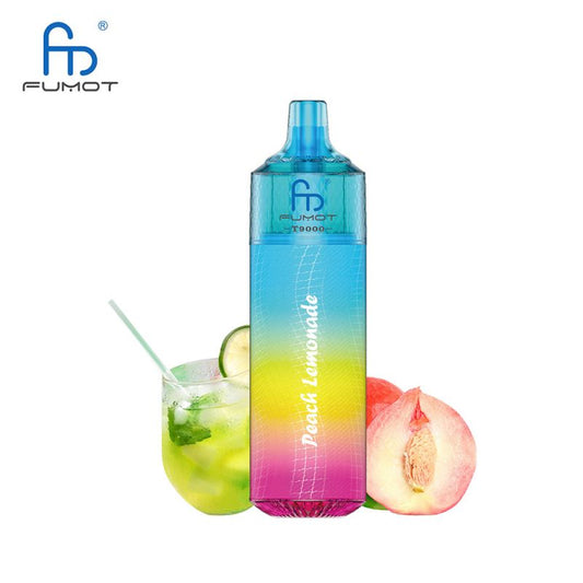 Puff 9K RandM Fumot T9000 - Peach Lemonade