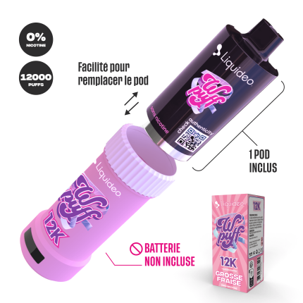 Pod Grosse Fraise - WPuff Pods 12K