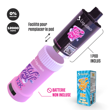 Pod Pom' glacée - WPuff Pods 12K