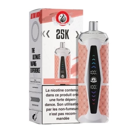 Puff Chicha - White Peach - 25K Starbuzz