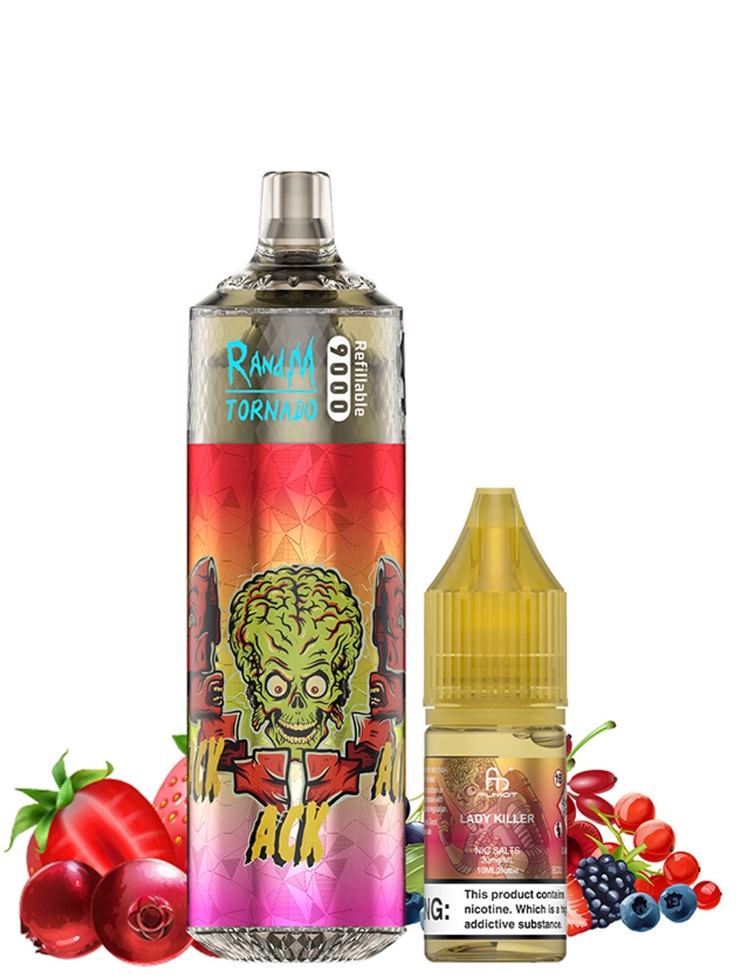 Puff 9k RandM Tornado rechargeable - Lady Killer