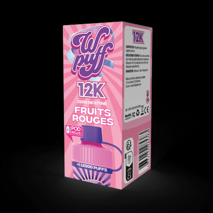 WPuff 12K - Kit Fruits Rouges (Batterie + 1 Pod)