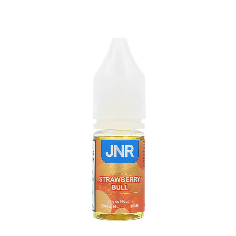 Flacon e-liquide Strawberry Bull JNR 10 ml, sel de nicotine 20 mg/ml