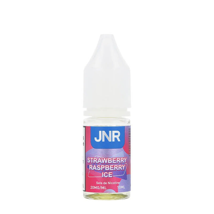 Flacon e-liquide Strawberry Raspberry Ice JNR 10 ml, sel de nicotine 20 mg/ml